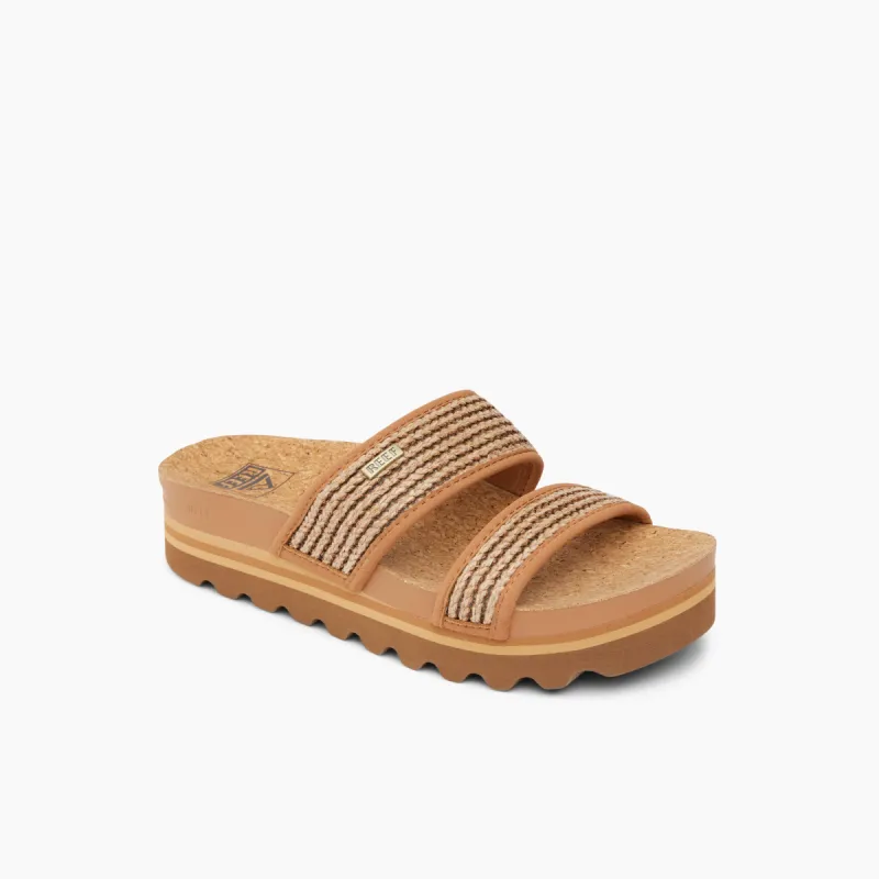 Reef Women CUSHION VISTA HI CHOCOLATE RAFFIA sold by Reef