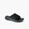 Reef Men SWELL CRUISER SLIDE BLACK/GREY sold by Reef