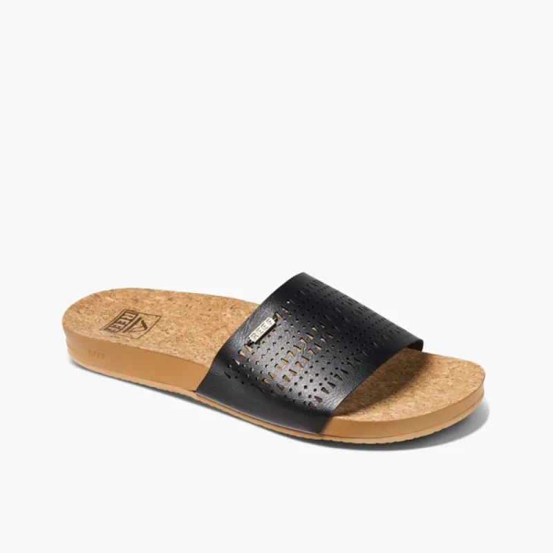 Reef Women CUSHION SCOUT PERF BLACK/TAN sold by Reef