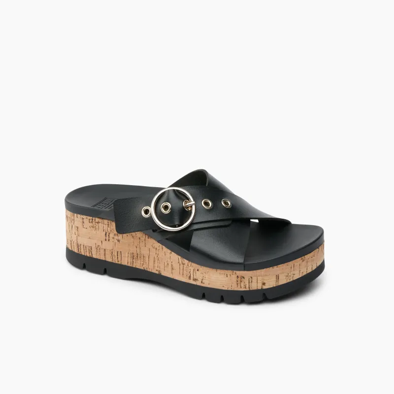 Reef Women VISTA HIGHER GIA BLACK CORK sold by Reef