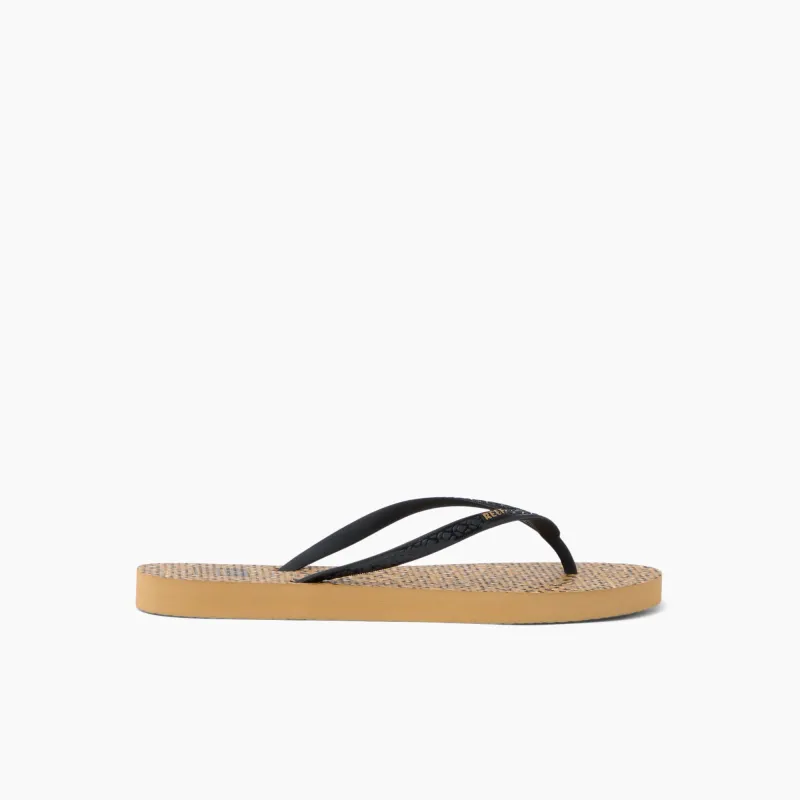 REEF WOMEN REEF SEASIDE PRINTS WOMEN LEOPARD/BLACK made by Reef