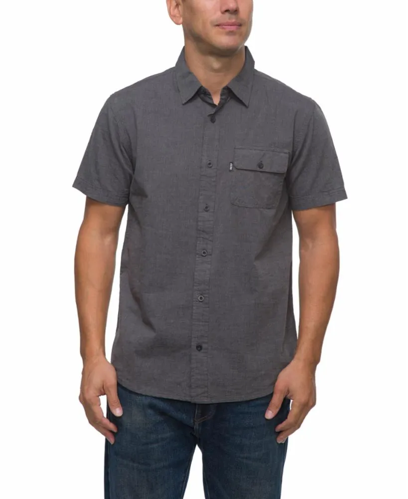 Reef Apparel Men WINFRED SS WOVEN CAVIAR sold by Reef
