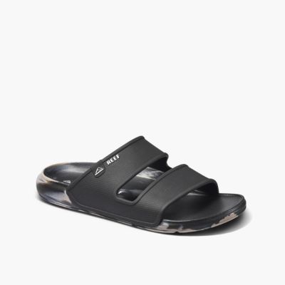 Reef Men OASIS DOUBLE UP BLACK/TAUPE MARBLE made by Reef