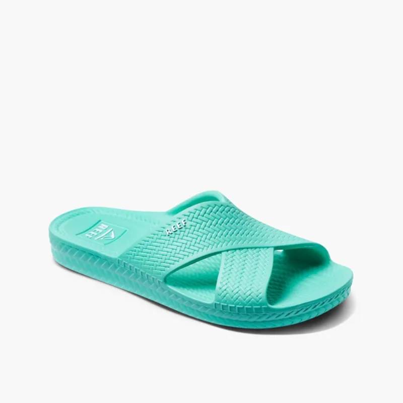 Reef Women WATER X SLIDE NEON TEAL sold by Reef