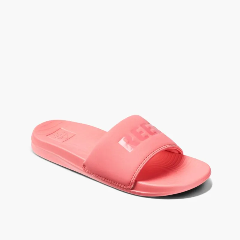 Reef Women REEF ONE SLIDE BLOCKED CORAL sold by Reef