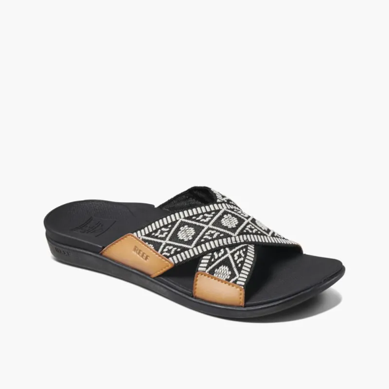 Reef Women REEF ORTHO X SLIDE BLACK sold by Reef