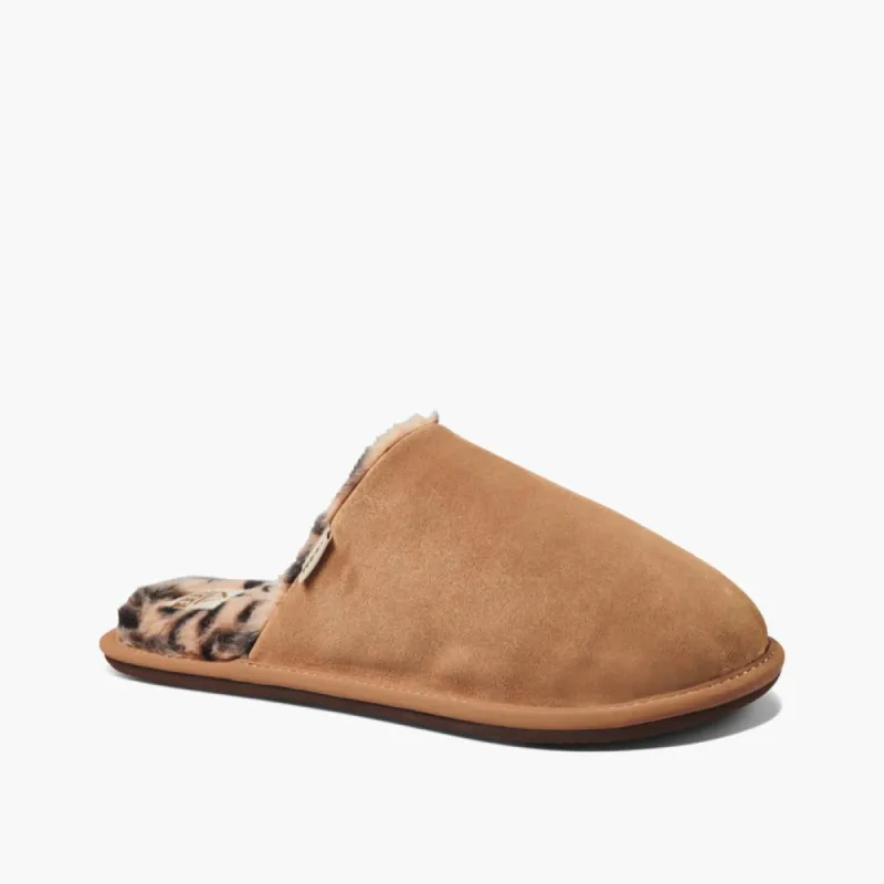 Reef Women REEF COZY SLIPPER LEOPARD made by Reef