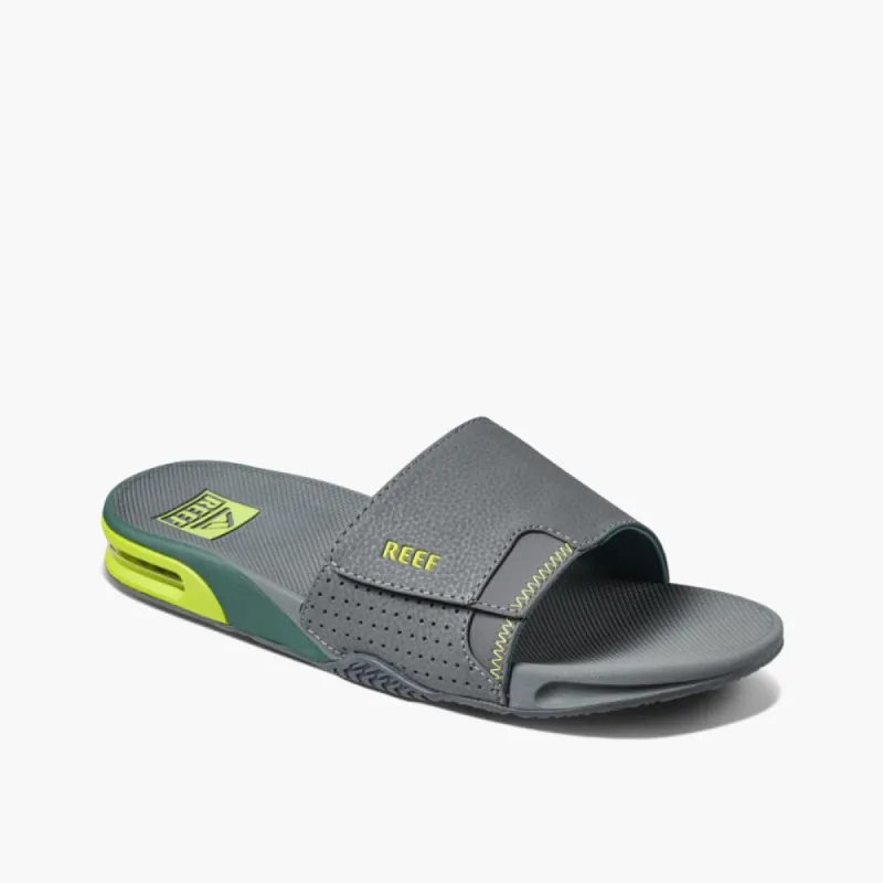 Reef Men FANNING SLIDE GREY VOLT sold by Reef