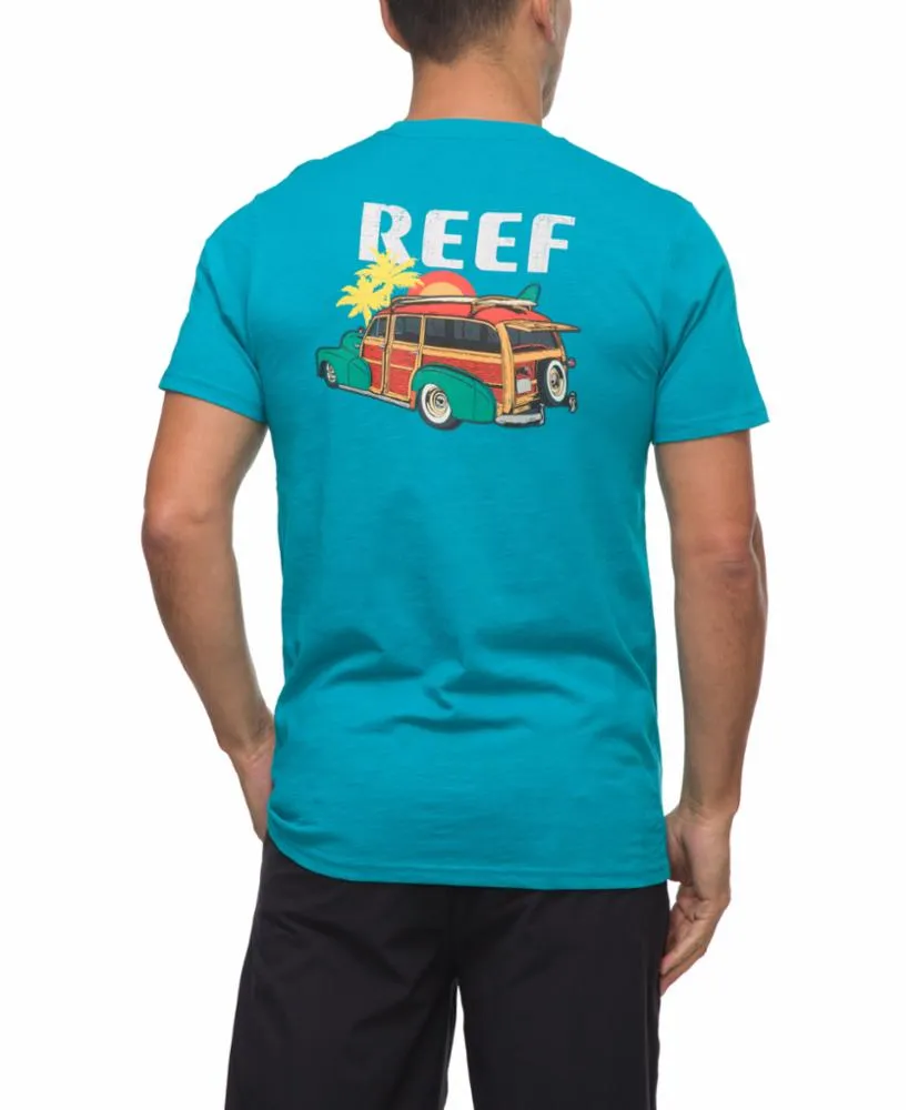 Reef Apparel Men HAWAIIANBREAD GRAPHIC TEE TILE BLUE sold by Reef product image thumbnail 2