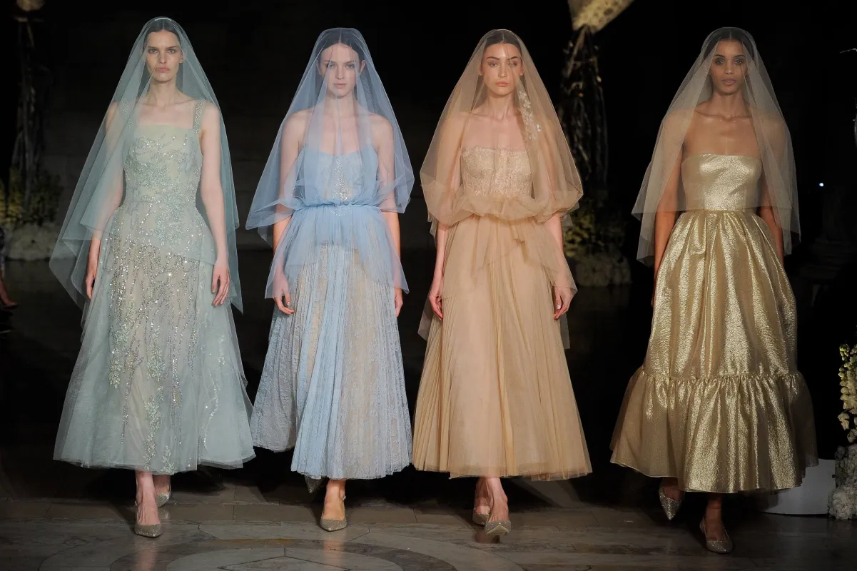 Twilight Falling, Butterfly of Dreams, Lady Love, Golden Kiss sold by Reem Acra