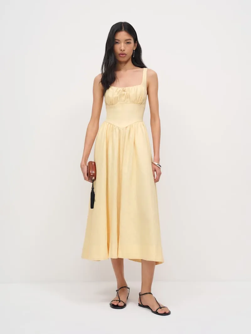 Balia Linen Dress sold by Reformation