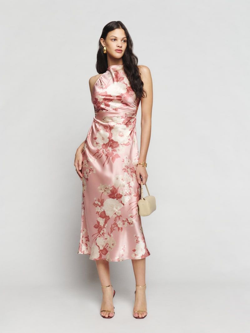 Casette Silk Dress sold by Reformation