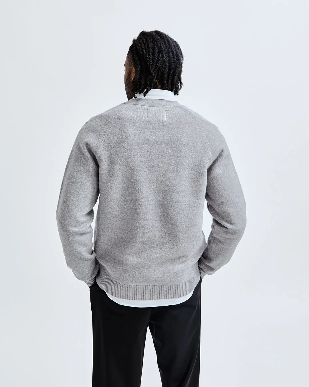 Boiled Wool Bobby Cardigan sold by Reigning Champ product image thumbnail 4