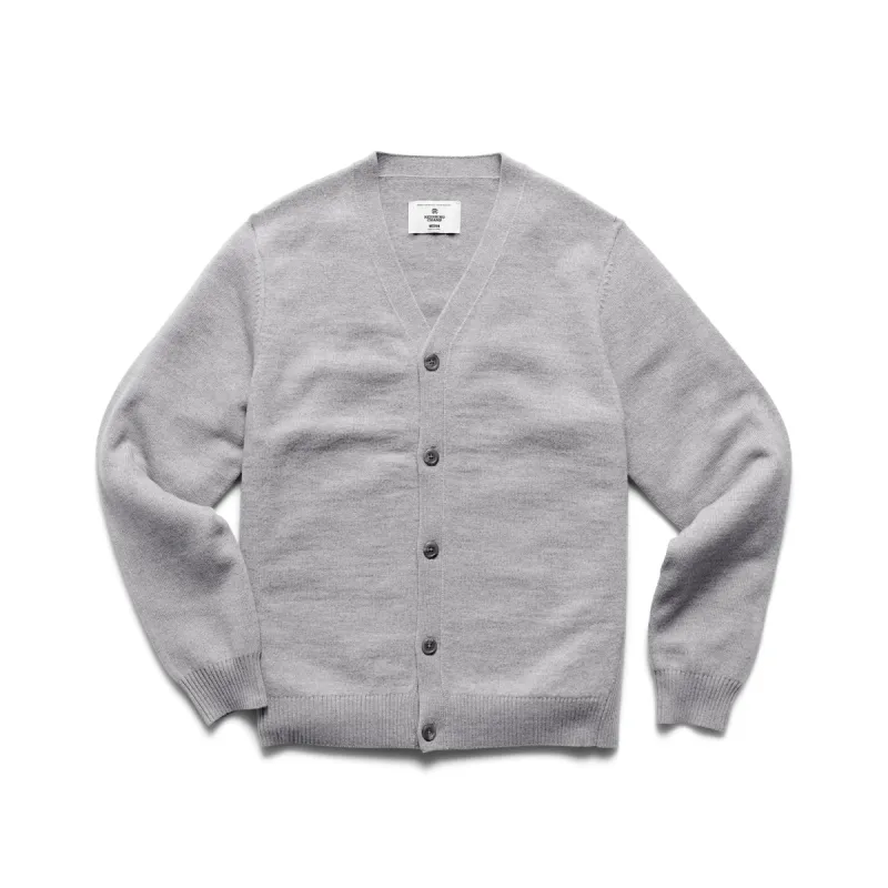 Boiled Wool Bobby Cardigan sold by Reigning Champ