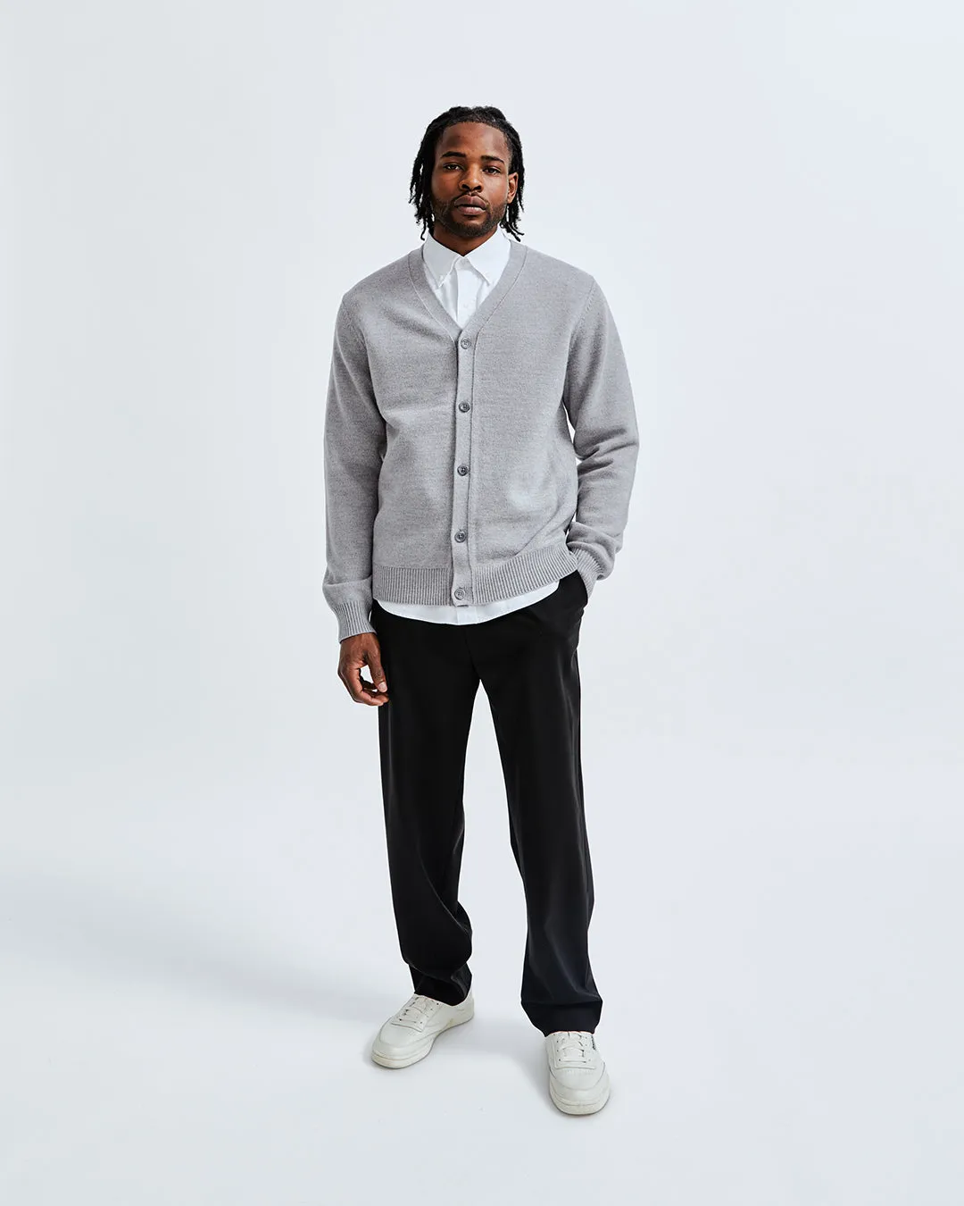 Boiled Wool Bobby Cardigan sold by Reigning Champ product image thumbnail 5