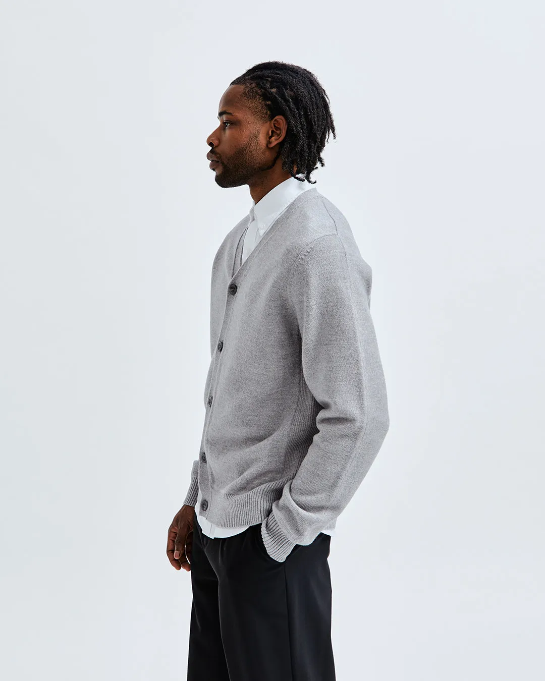 Boiled Wool Bobby Cardigan sold by Reigning Champ product image thumbnail 3