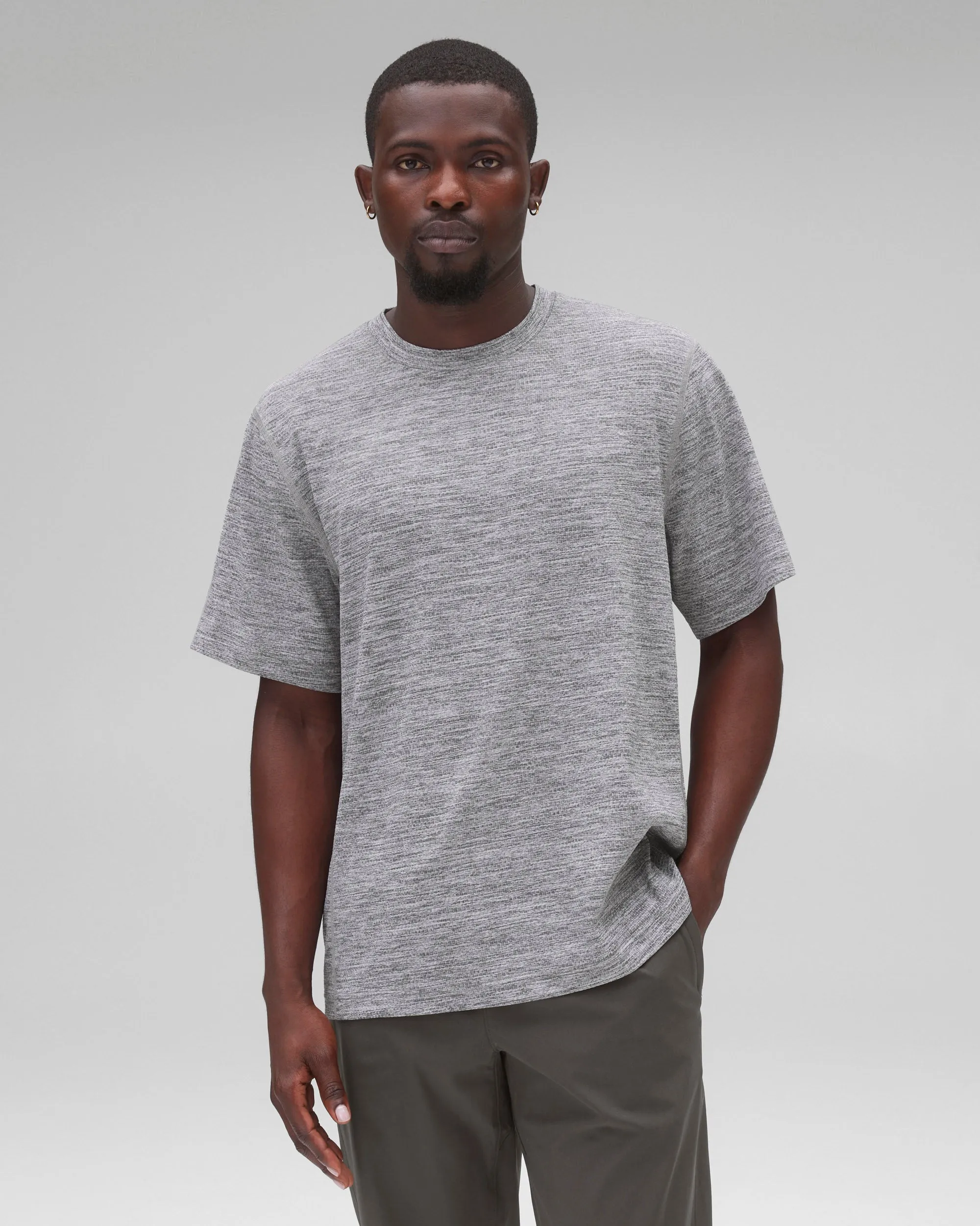 Solotex Mesh Tiebreak Standard T-Shirt sold by Reigning Champ product image thumbnail 2
