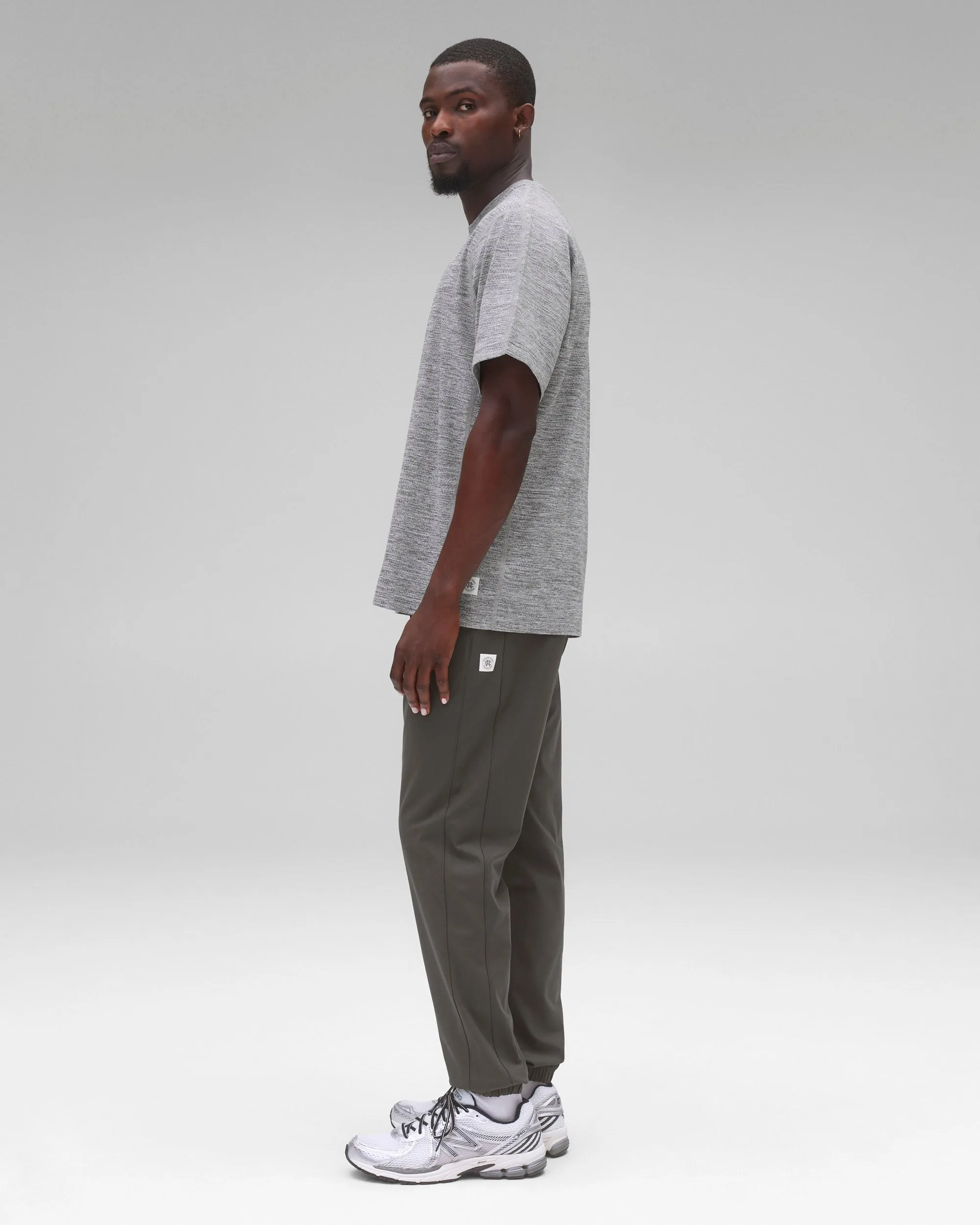 Solotex Mesh Tiebreak Standard T-Shirt sold by Reigning Champ product image thumbnail 4