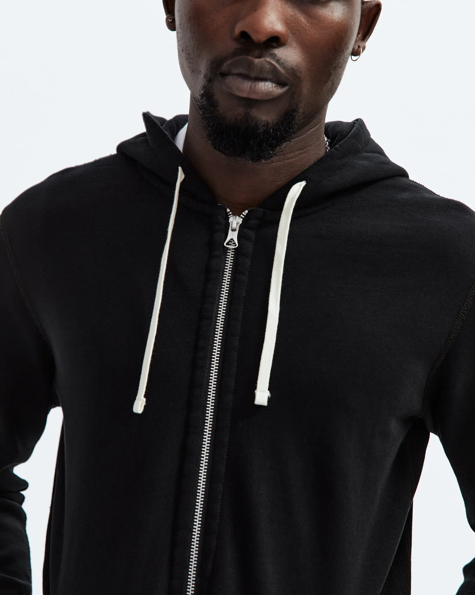 Midweight Terry Slim Zip Hoodie sold by Reigning Champ product image thumbnail 5