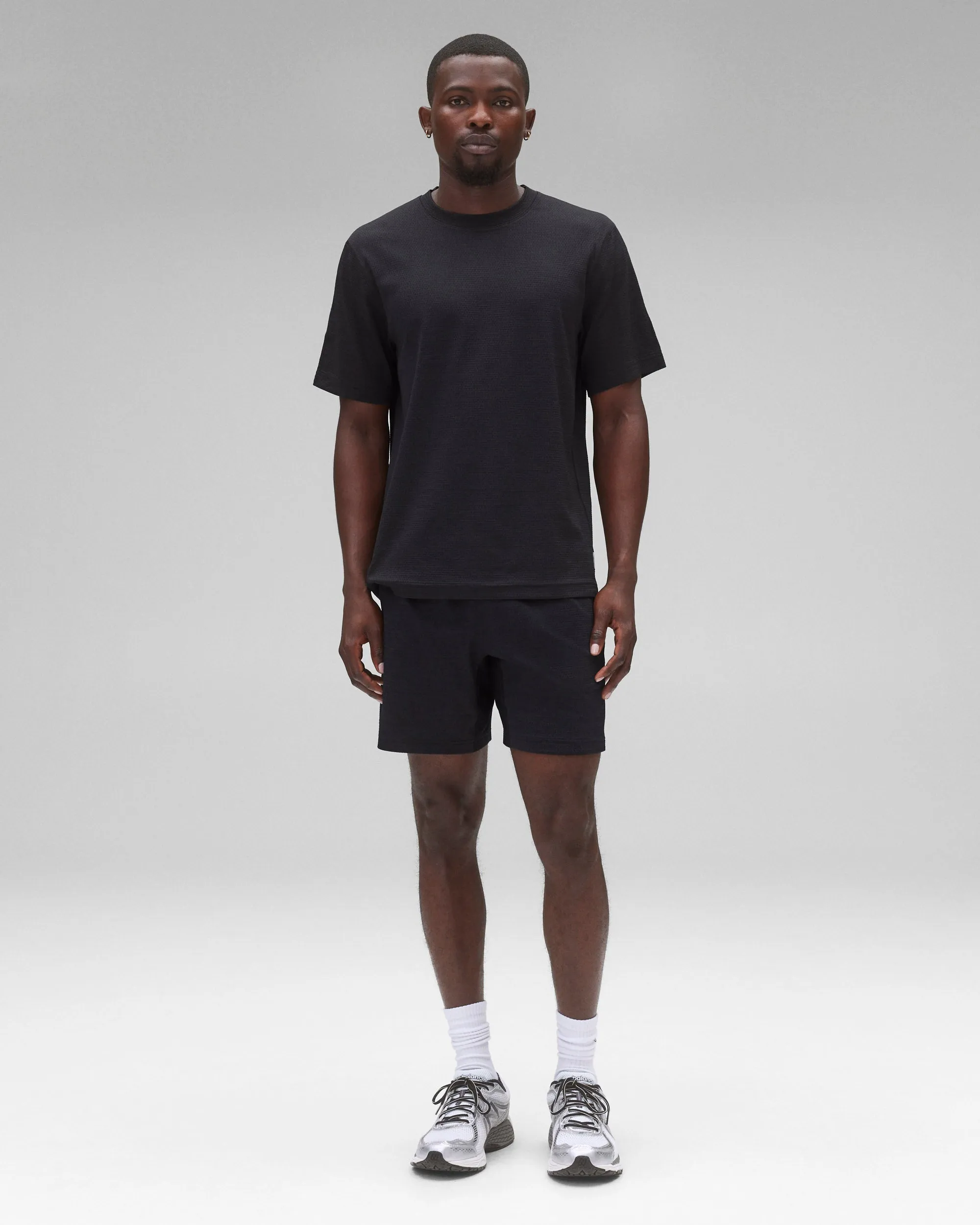 Solotex Mesh Tiebreak Standard T-Shirt sold by Reigning Champ product image thumbnail 3
