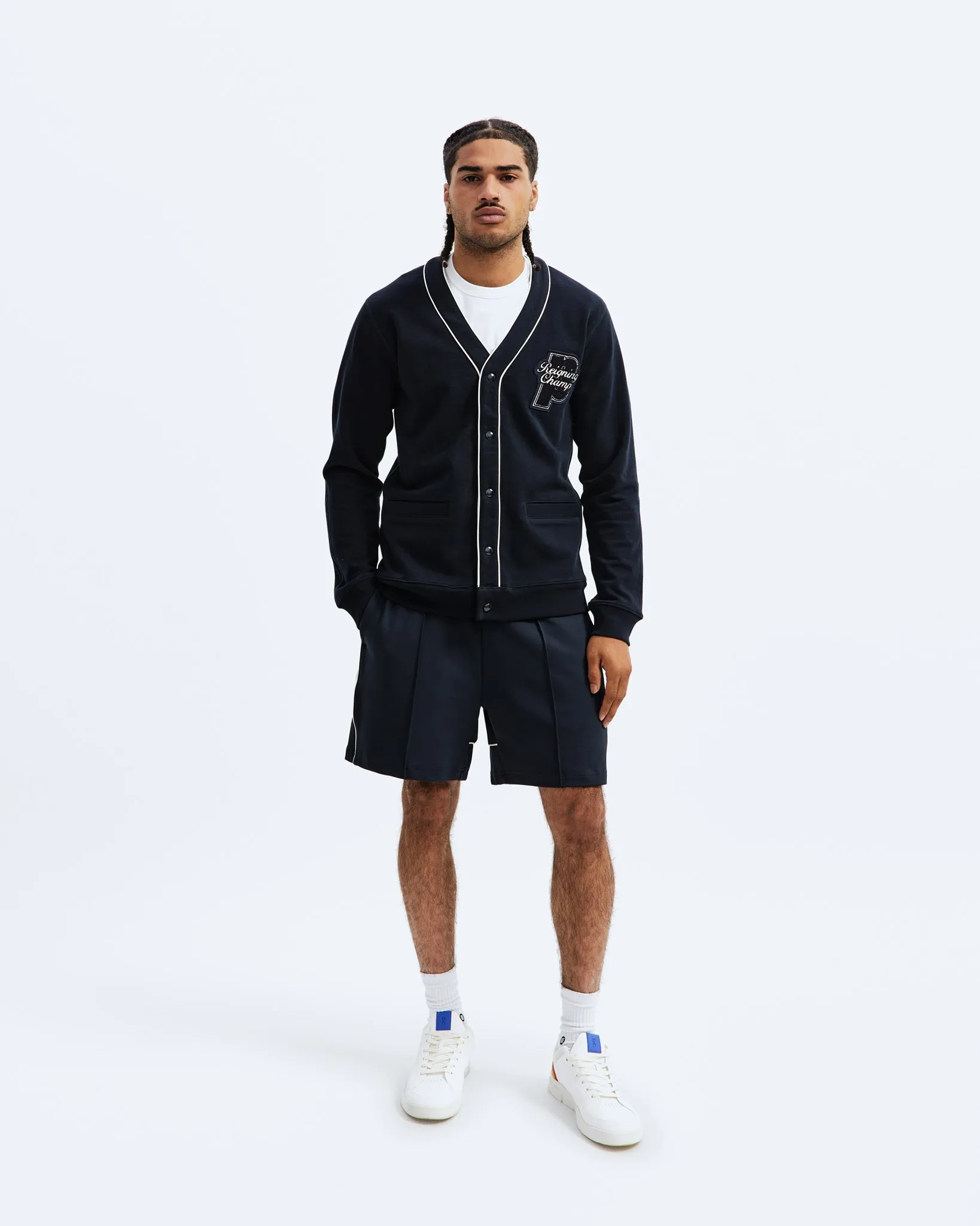 Prince Lightweight Terry Cardigan sold by Reigning Champ product image thumbnail 4