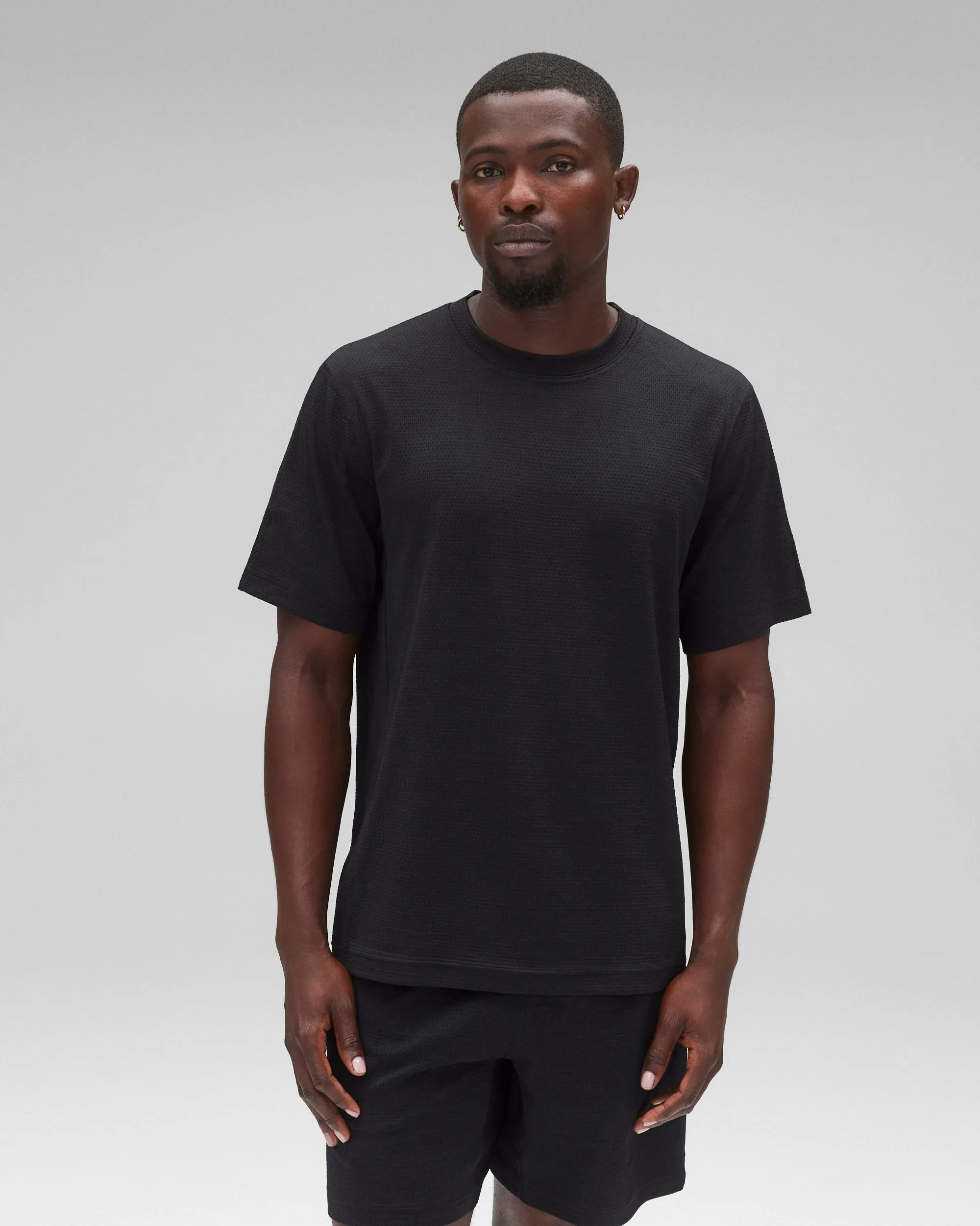 Solotex Mesh Tiebreak Standard T-Shirt sold by Reigning Champ product image thumbnail 2
