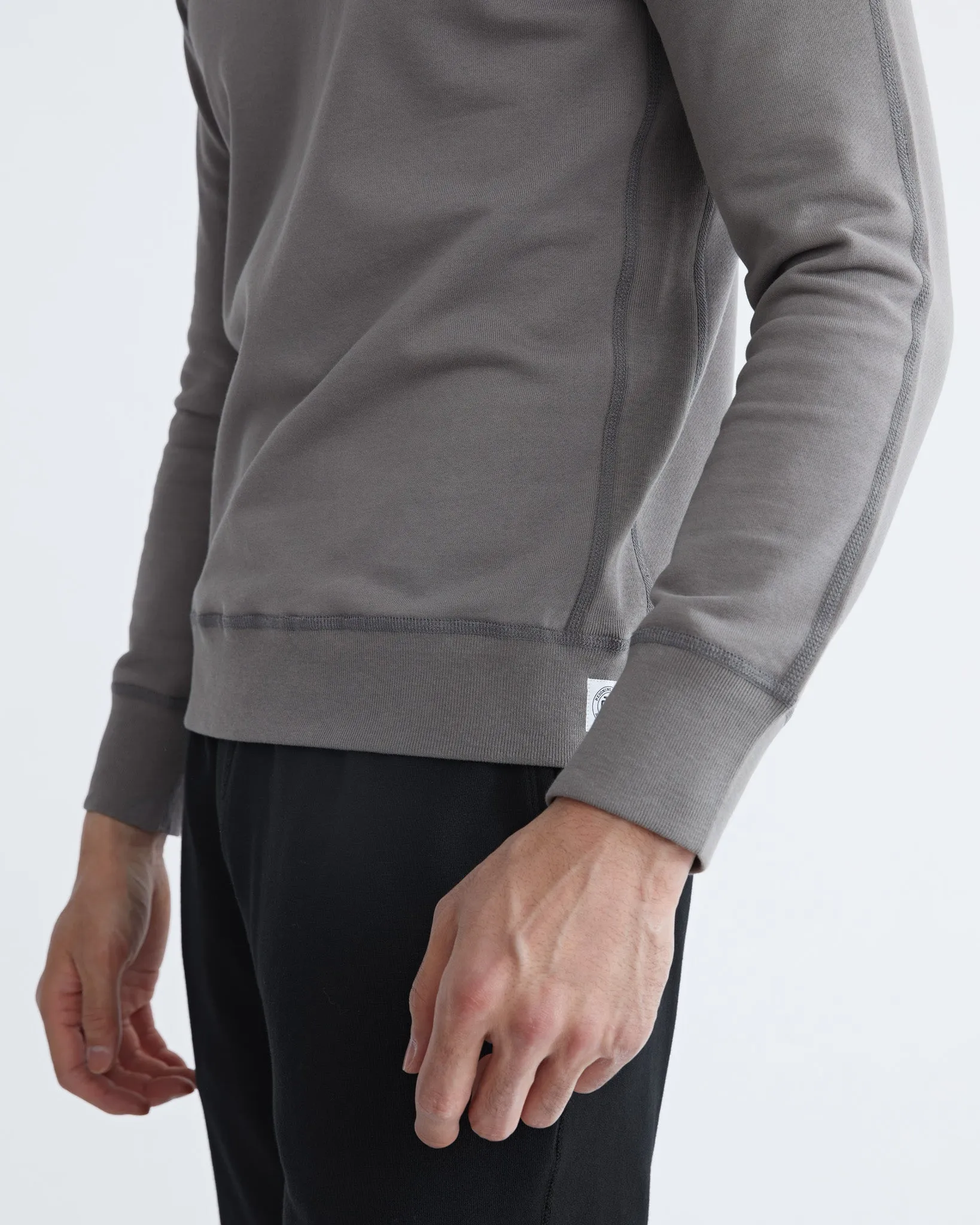 Lightweight Terry Slim Crewneck sold by Reigning Champ product image thumbnail 3