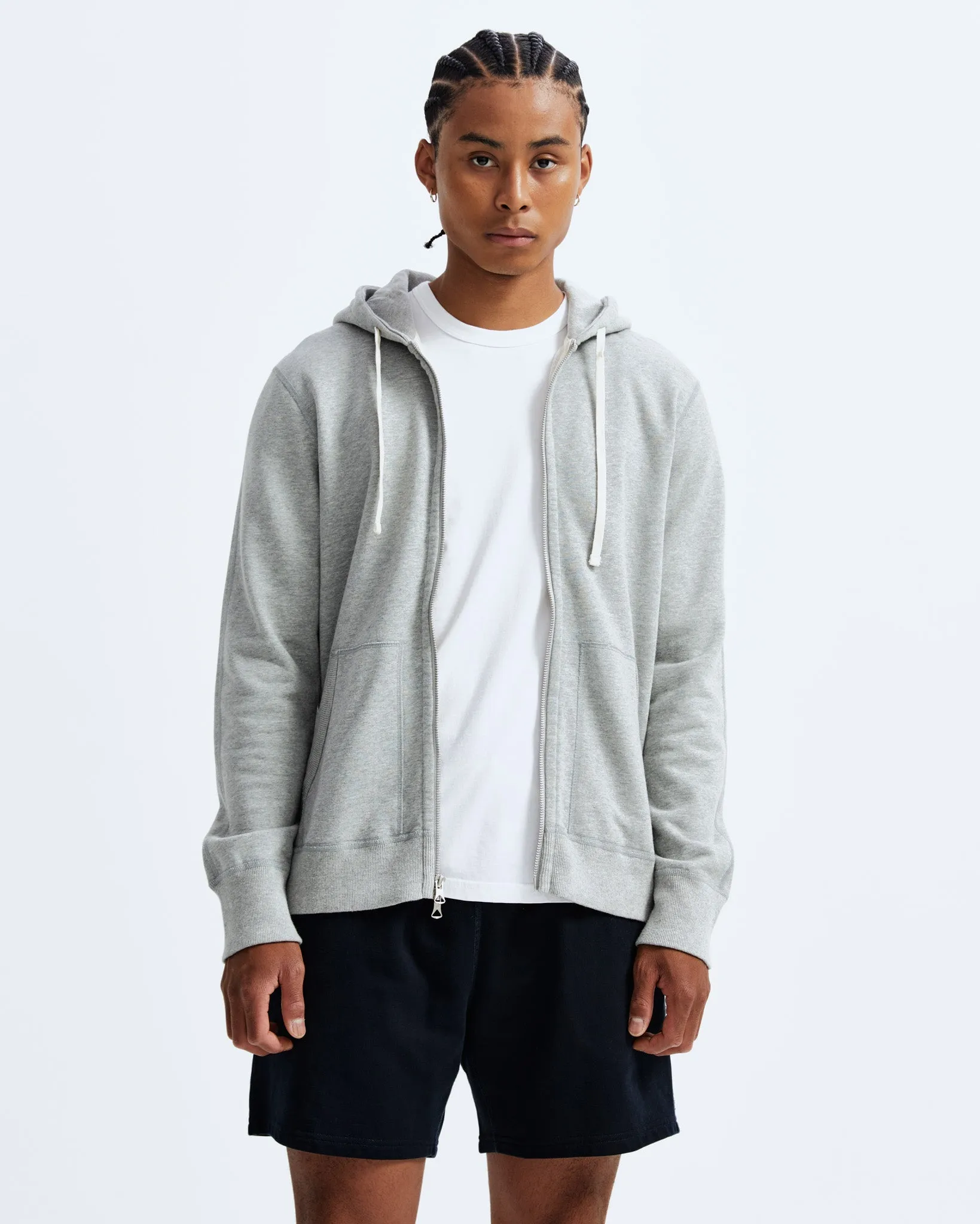 Midweight Terry Slim Zip Hoodie - Vault sold by Reigning Champ product image thumbnail 2