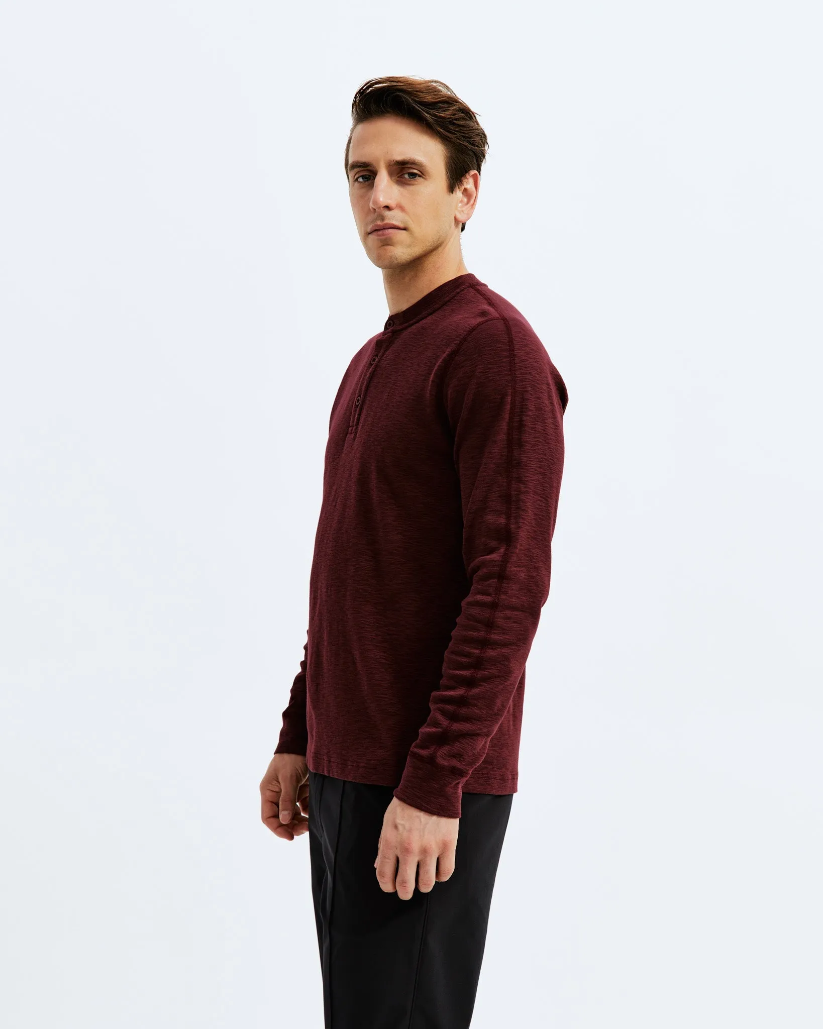 1X1 Slub Slim Henley sold by Reigning Champ product image thumbnail 3