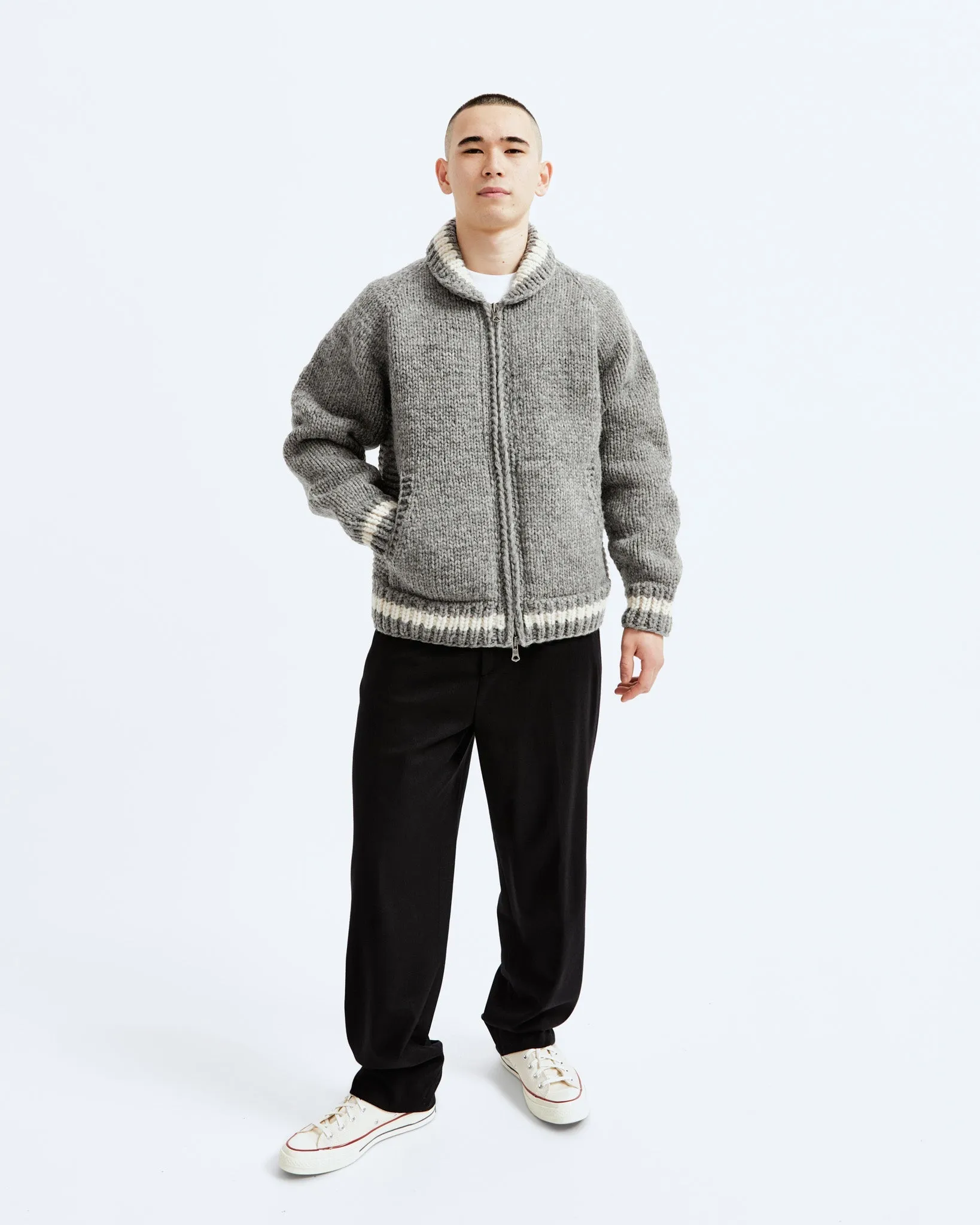 Handknit Varsity Sweater sold by Reigning Champ product image thumbnail 5