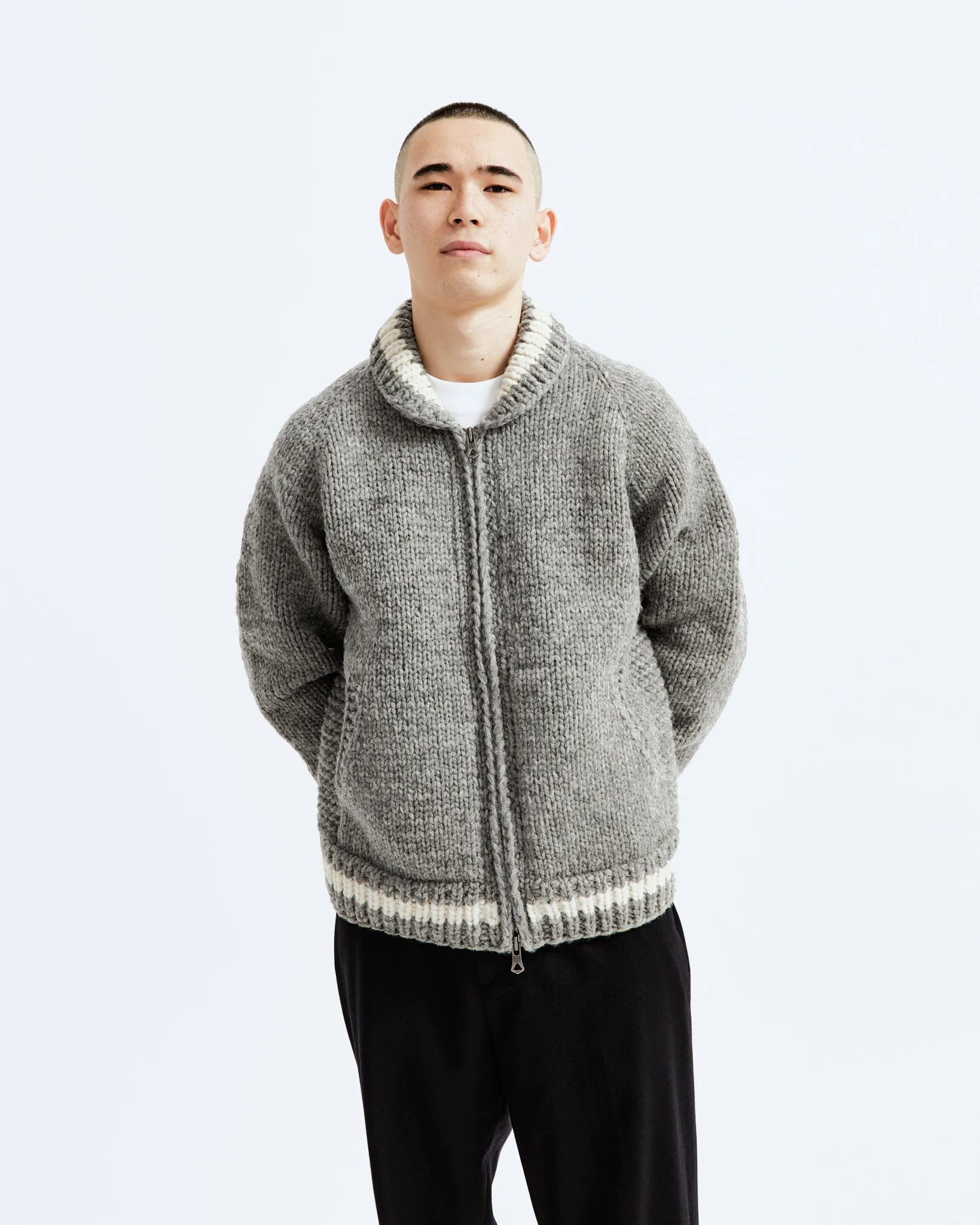 Handknit Varsity Sweater sold by Reigning Champ product image thumbnail 2