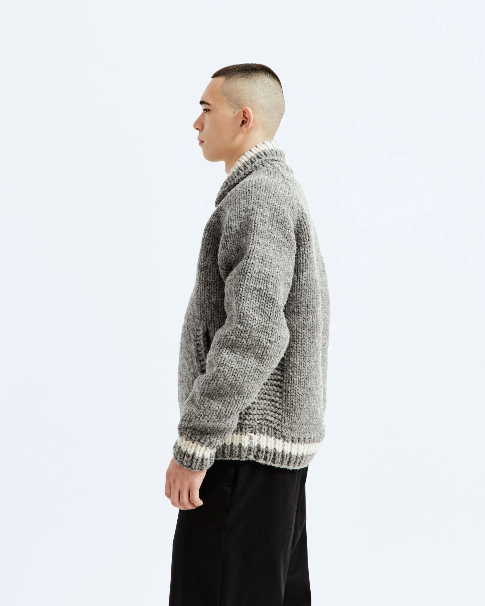 Handknit Varsity Sweater sold by Reigning Champ product image thumbnail 3