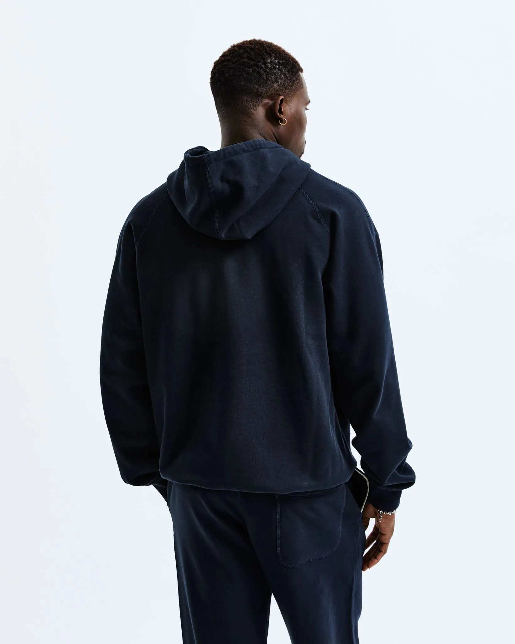 Midweight Terry Relaxed Hoodie - Vault sold by Reigning Champ product image thumbnail 4