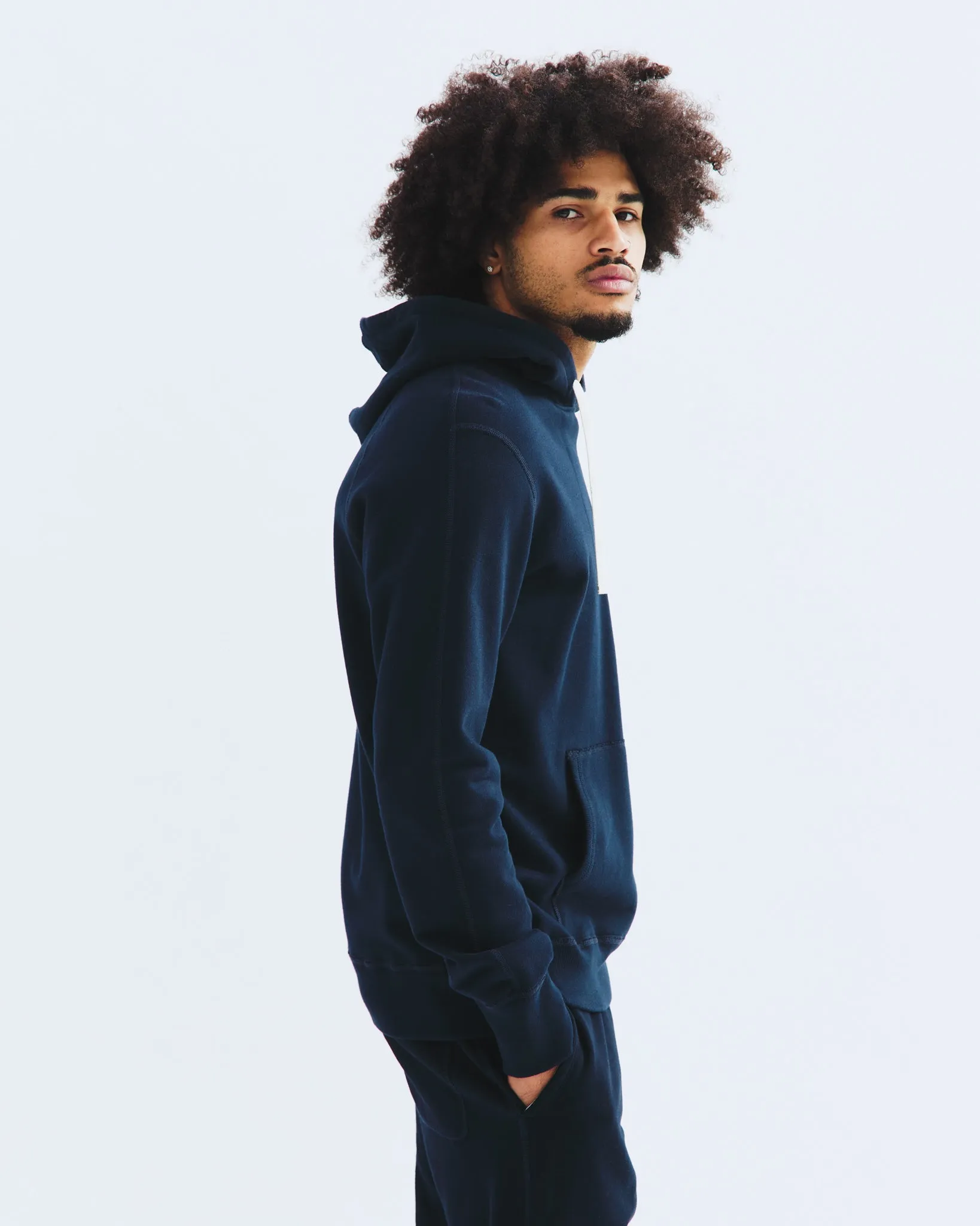 Midweight Terry Slim Hoodie sold by Reigning Champ product image thumbnail 3