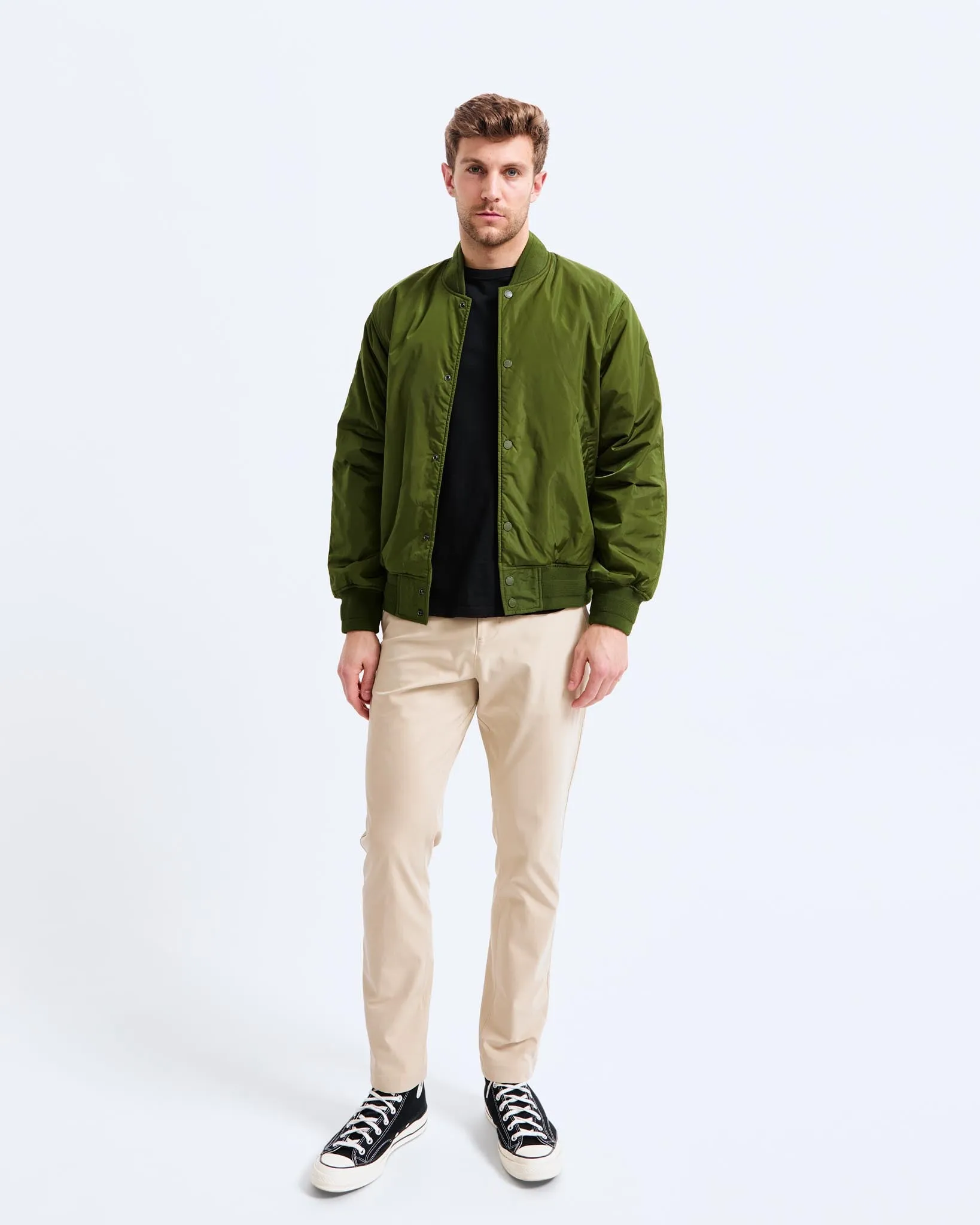 Econyl Satin Nylon Stadium Jacket - Vault sold by Reigning Champ product image thumbnail 5