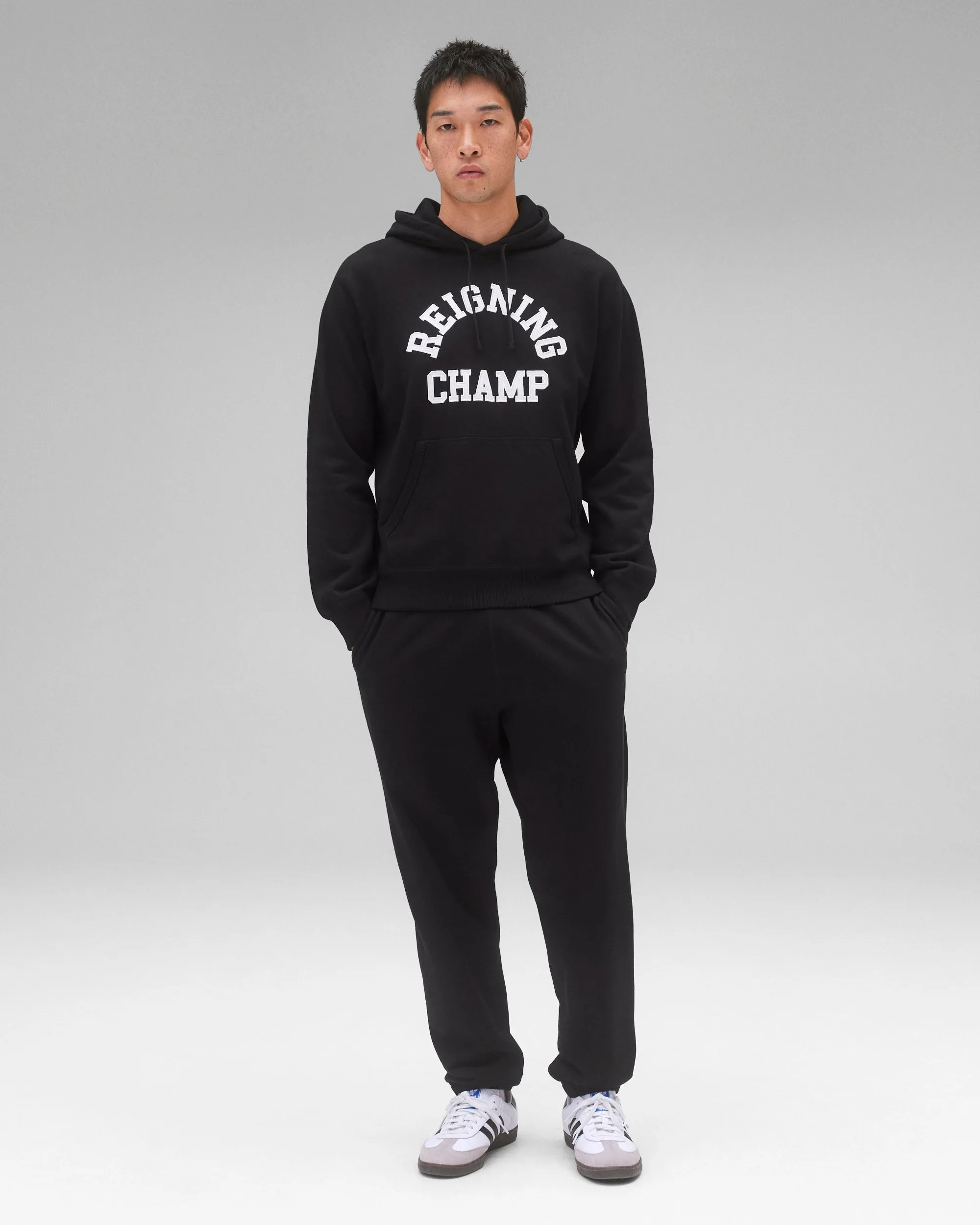 Midweight Terry Arch Logo Standard Hoodie sold by Reigning Champ product image thumbnail 3
