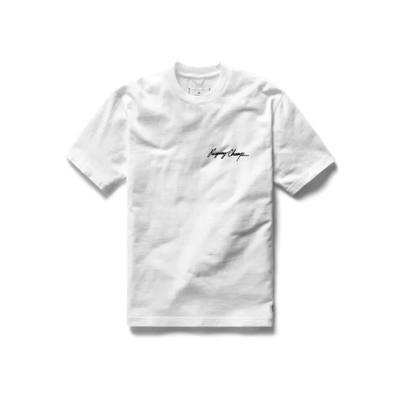 Midweight Jersey Autograph T-Shirt sold by Reigning Champ