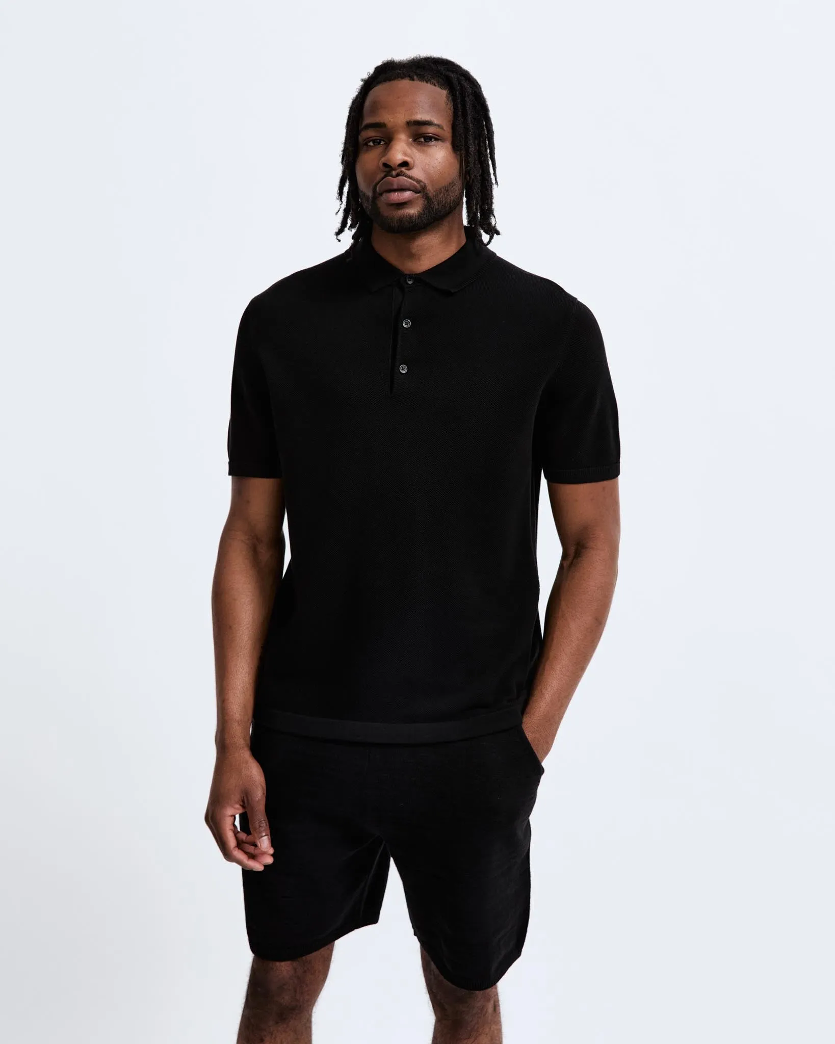 Supima Pique Ace Polo sold by Reigning Champ product image thumbnail 2