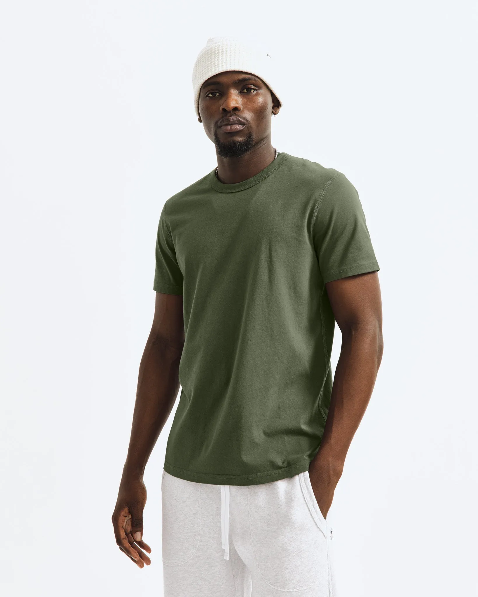 Lightweight Jersey T-Shirt sold by Reigning Champ product image thumbnail 2