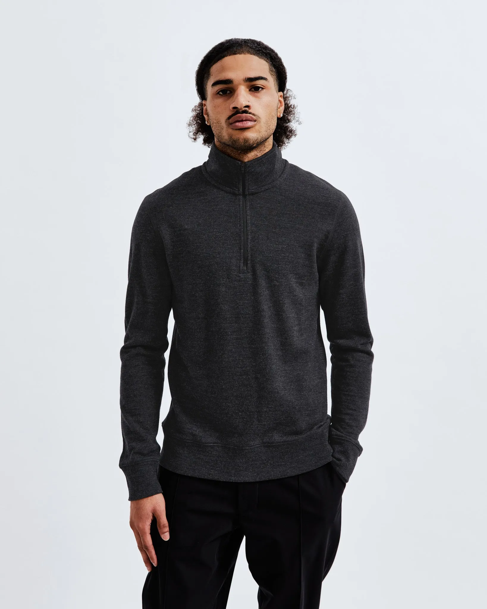 Merino Terry Half Zip sold by Reigning Champ product image thumbnail 2