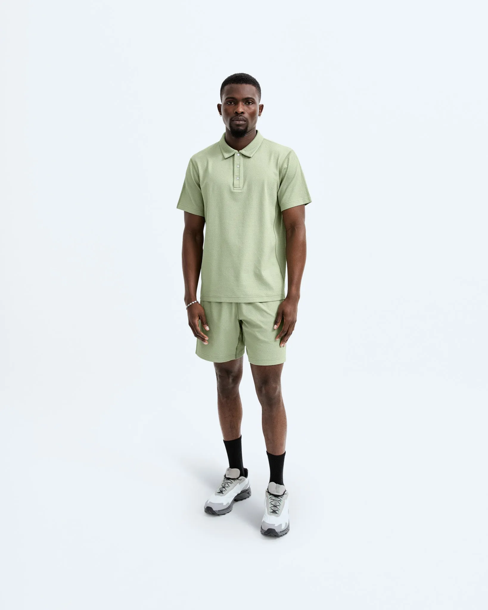 Solotex Mesh Tiebreak Standard Polo sold by Reigning Champ product image thumbnail 5