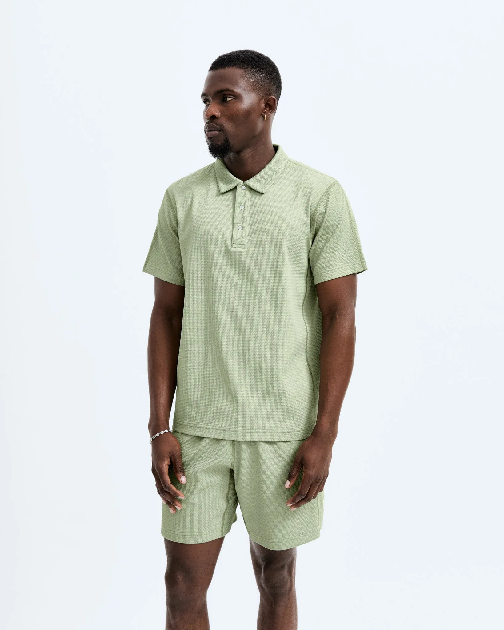 Solotex Mesh Tiebreak Standard Polo sold by Reigning Champ product image thumbnail 2