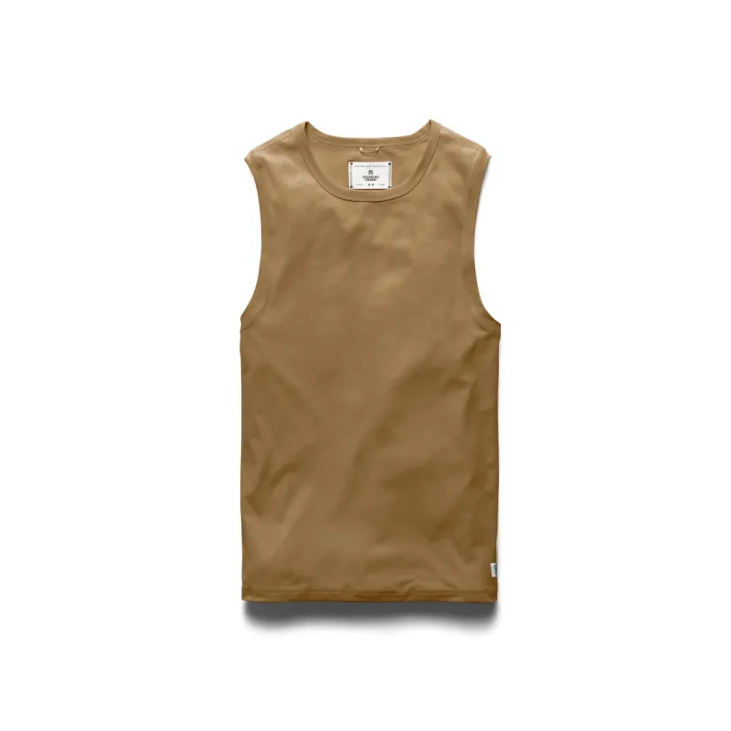 Copper Jersey Sleeveless Shirt - Vault sold by Reigning Champ