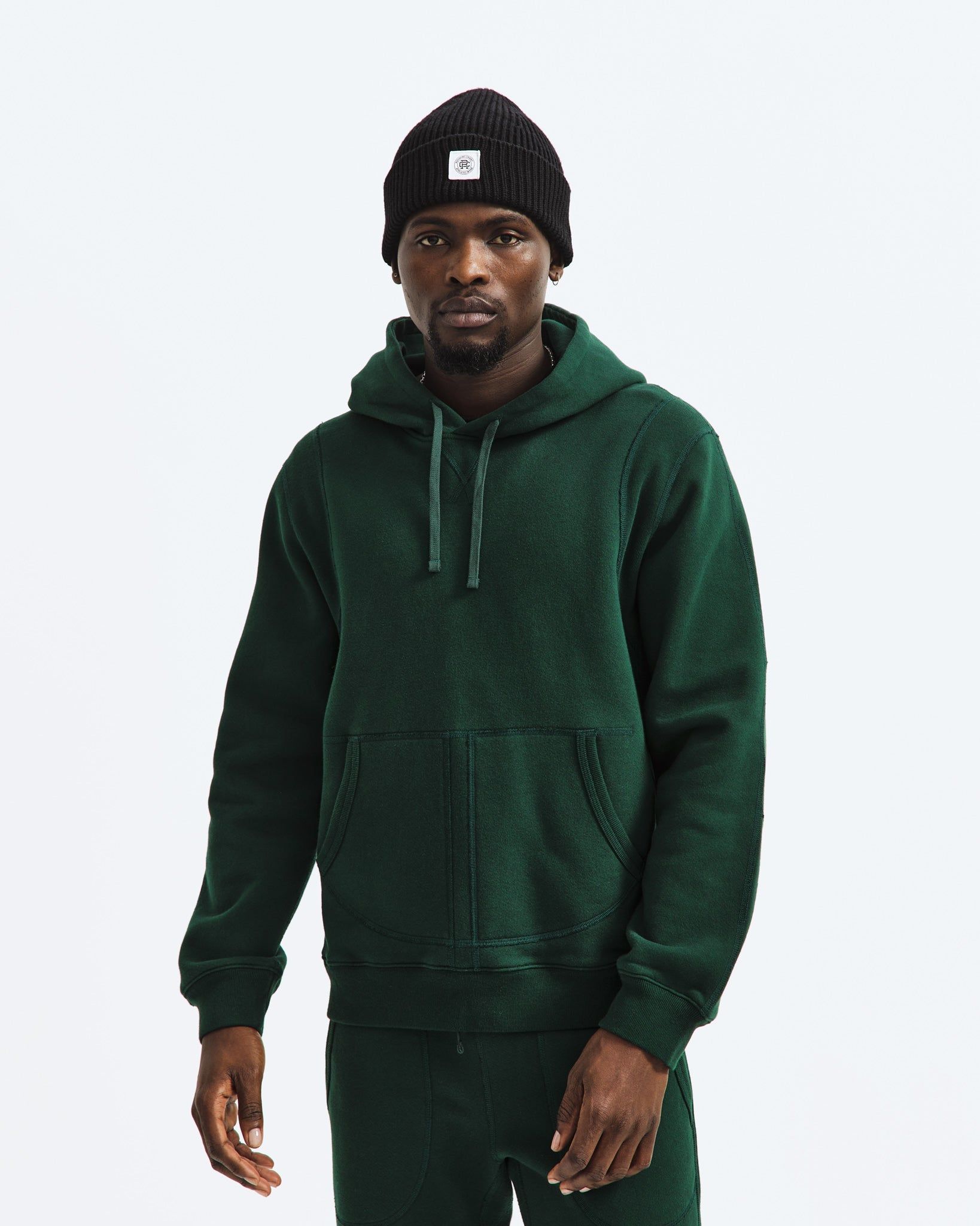 Midweight Fleece Pullover Hoodie sold by Reigning Champ product image thumbnail 2