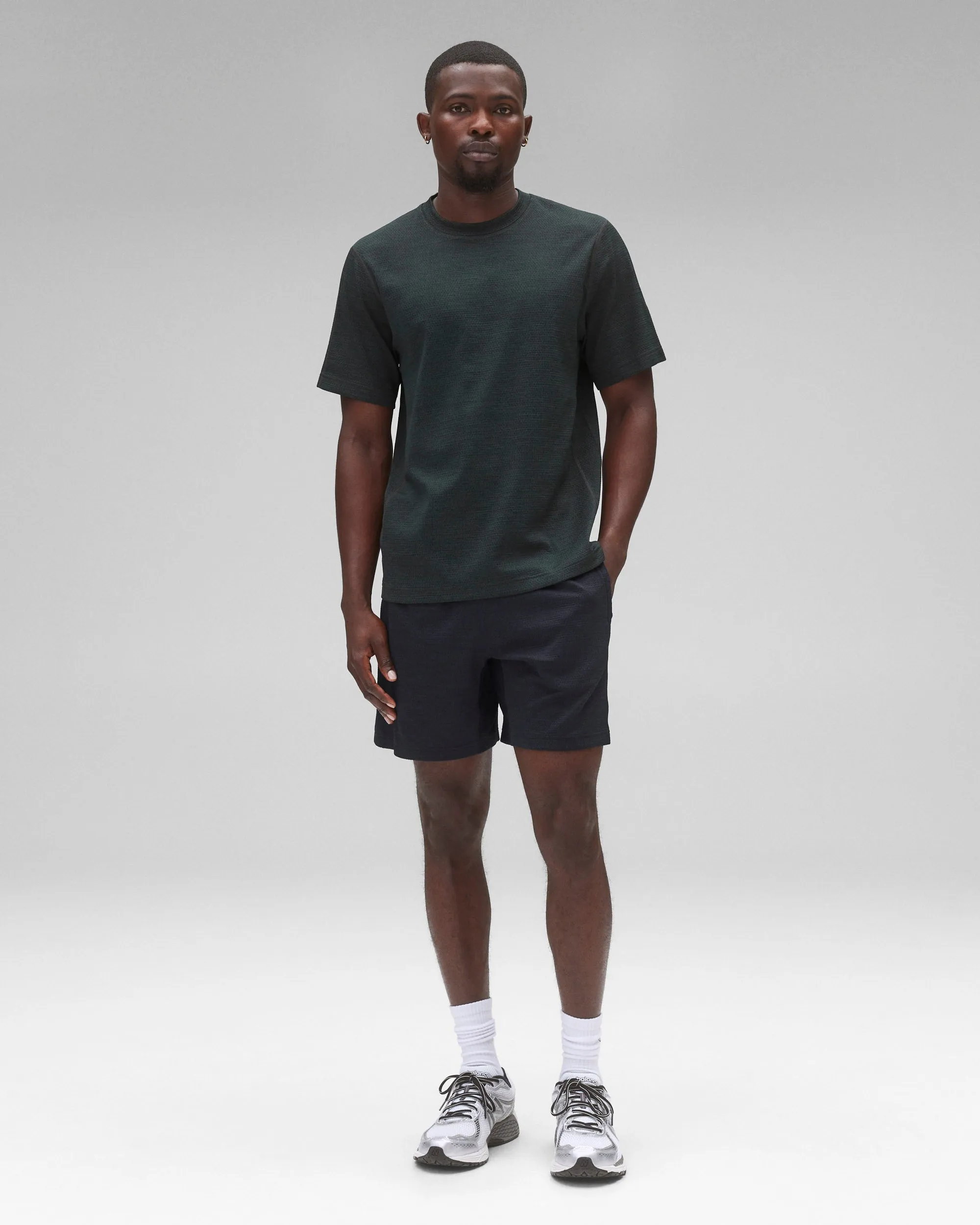 Solotex Mesh Tiebreak Standard T-Shirt sold by Reigning Champ product image thumbnail 3