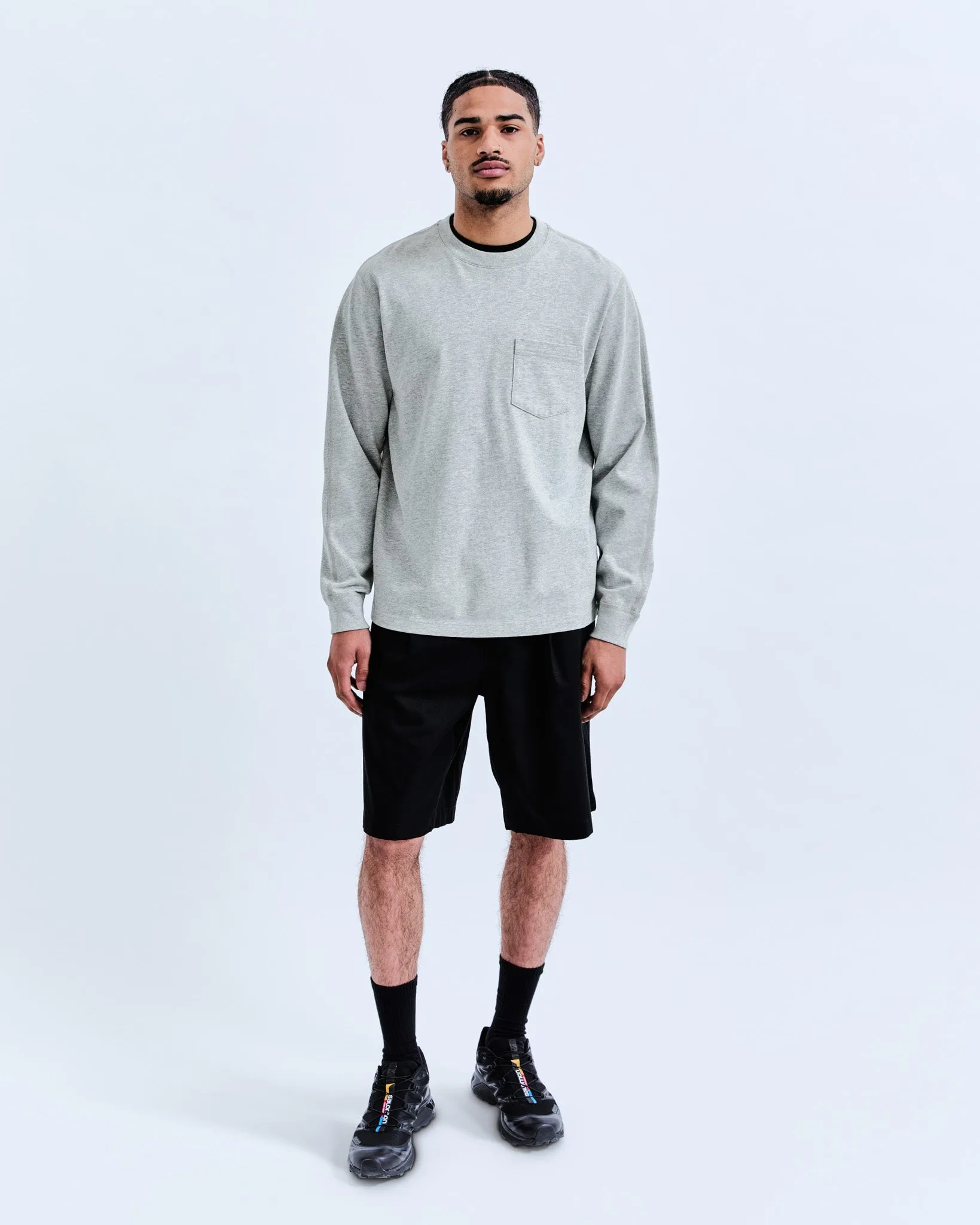 Midweight Jersey Standard Pocket Long Sleeve sold by Reigning Champ product image thumbnail 5