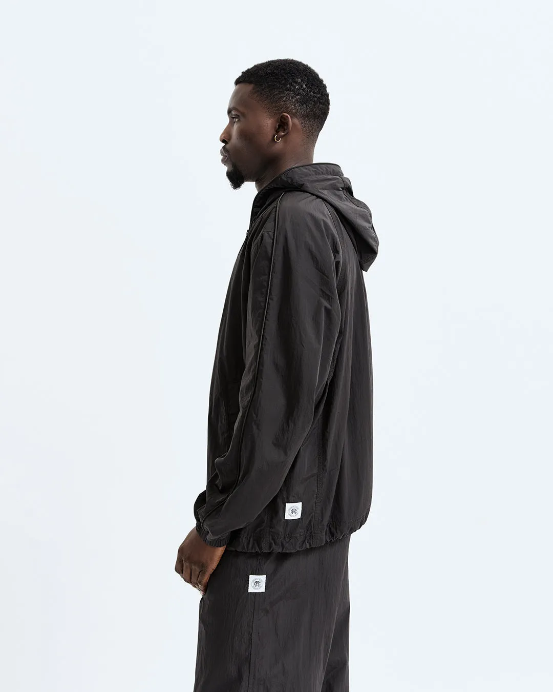 Crinkle Nylon Match Hooded Jacket | Parallel