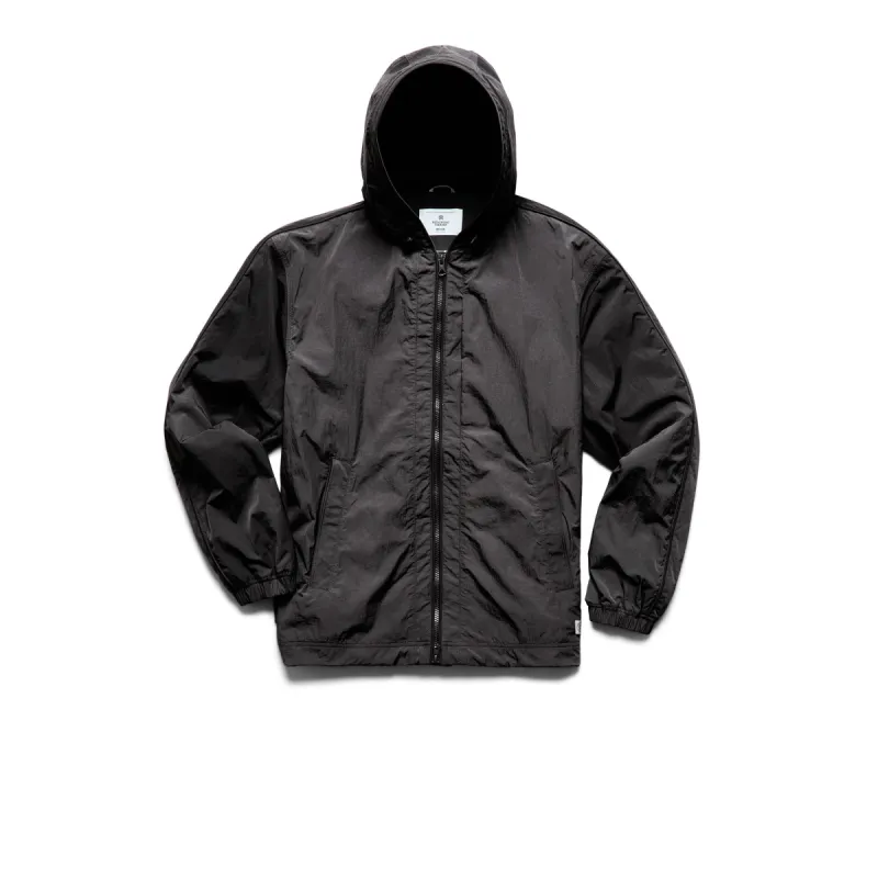 Crinkle Nylon Match Hooded Jacket made by Reigning Champ