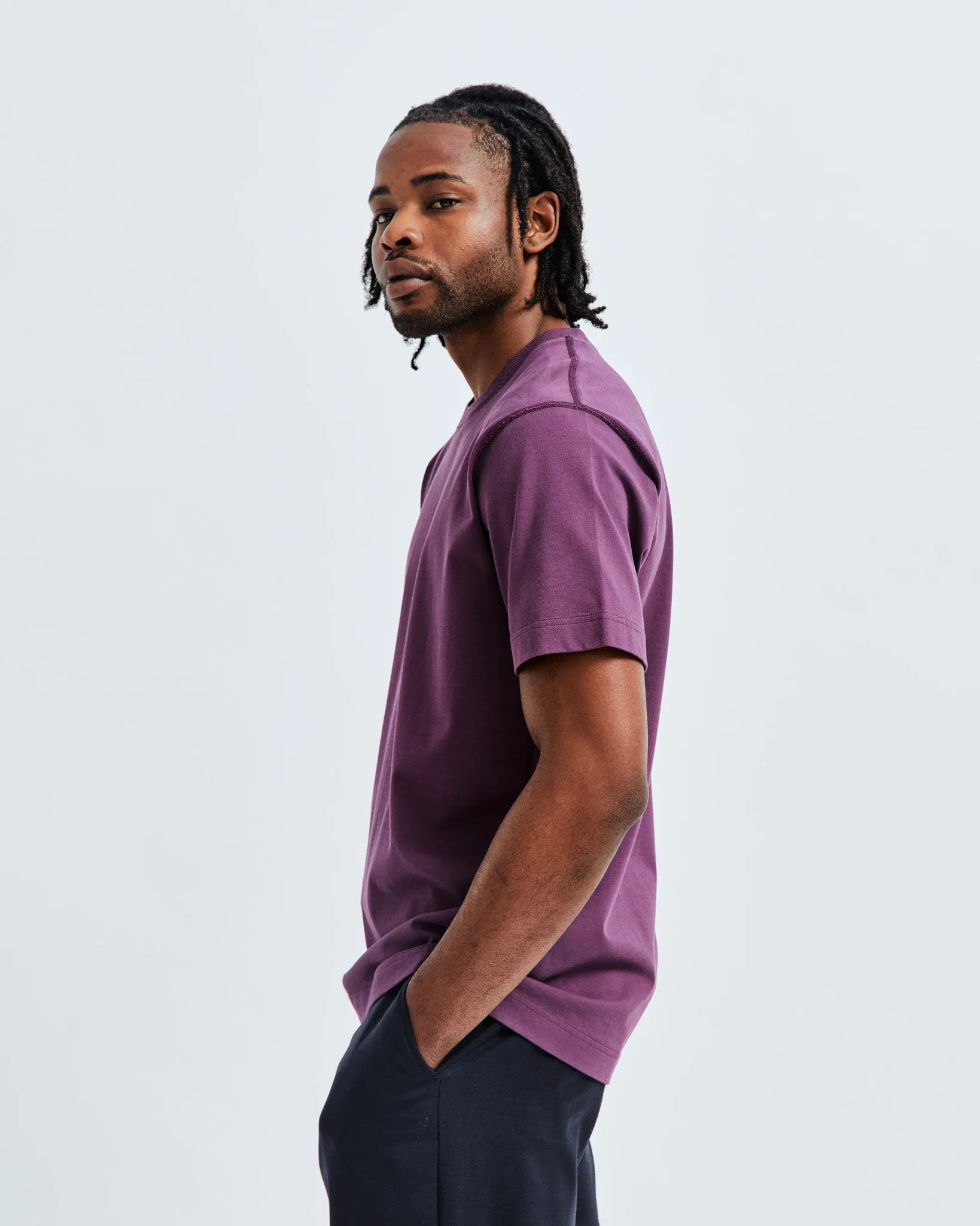 Midweight Jersey Classic T-Shirt sold by Reigning Champ product image thumbnail 3