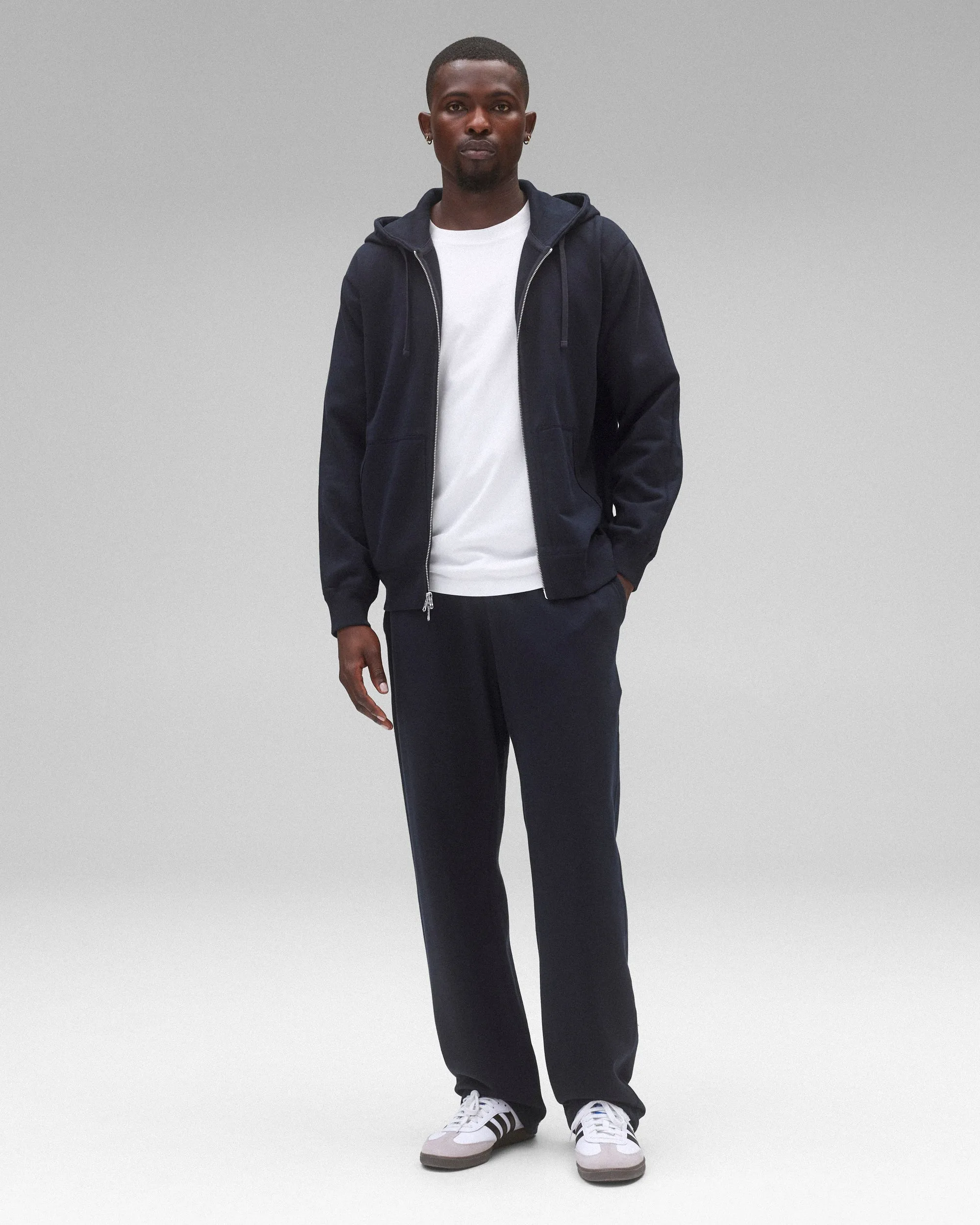Midweight Terry Standard Zip Hoodie sold by Reigning Champ product image thumbnail 3